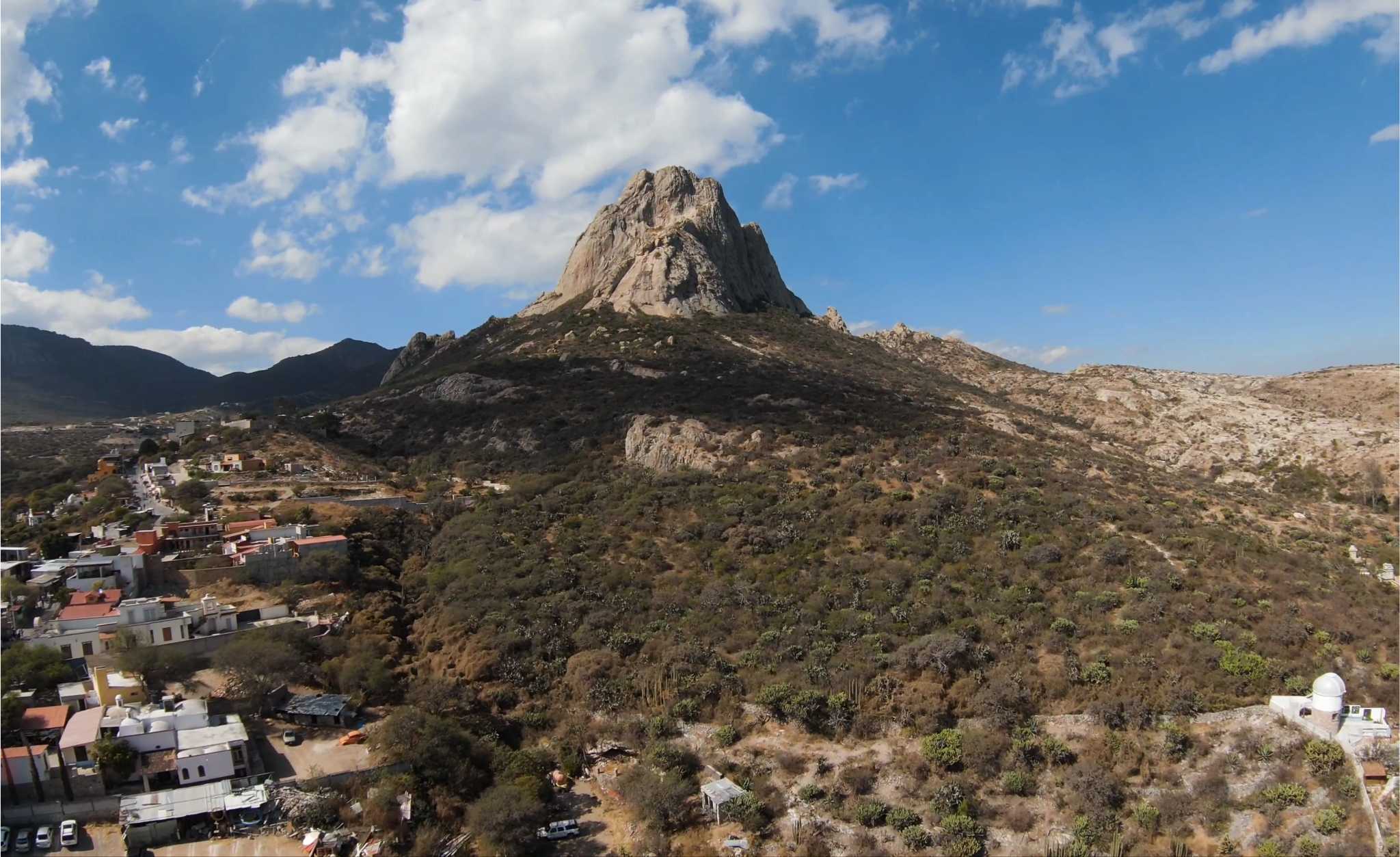 Zona de escalada Peña de Bernal