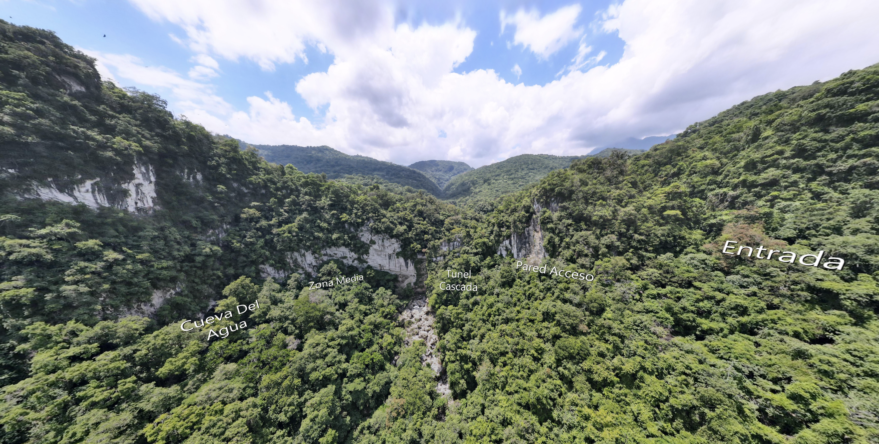 Zona de escalada Xilitla